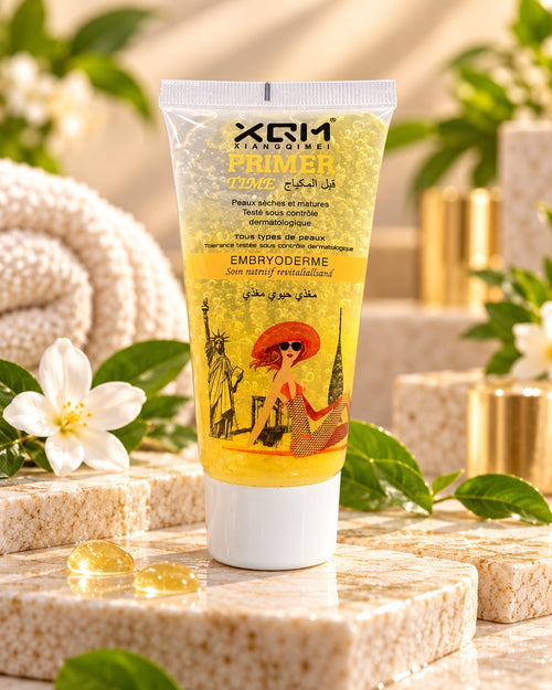 XQM Primer Time Embryoderme clear tube with yellow gel and white cap